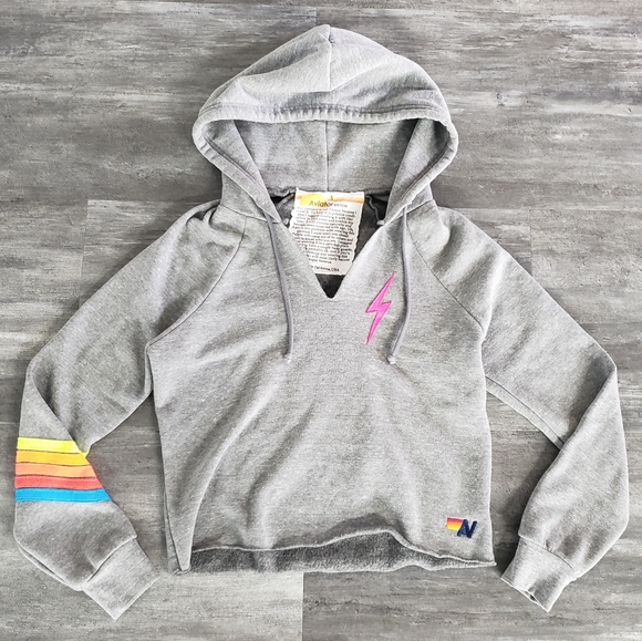 Aviator Nation Heatherneonrainbow Bolt 
